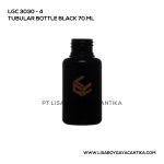 3030-4 Tubular Bottle Black 70ml