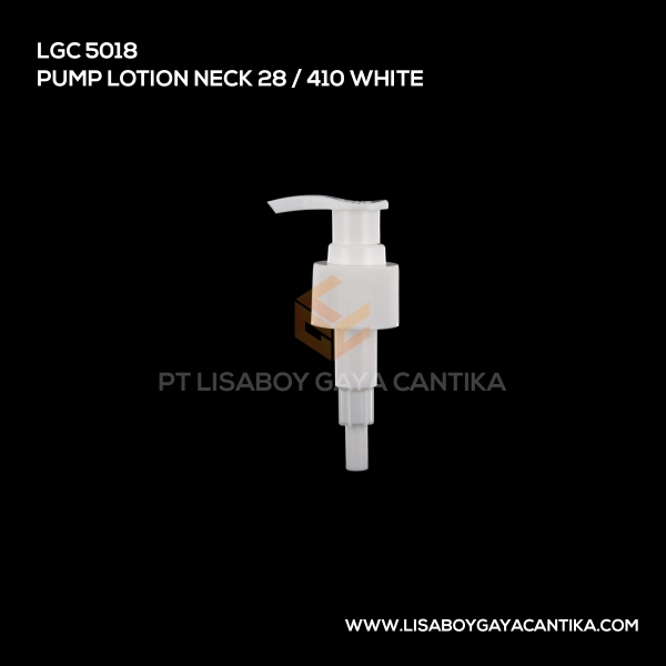 5018 Pump Lotion Neck 28-410 White