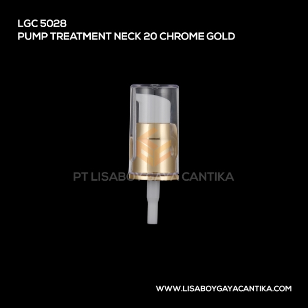5028 Pump Treatment Neck 20 Chrome Gold