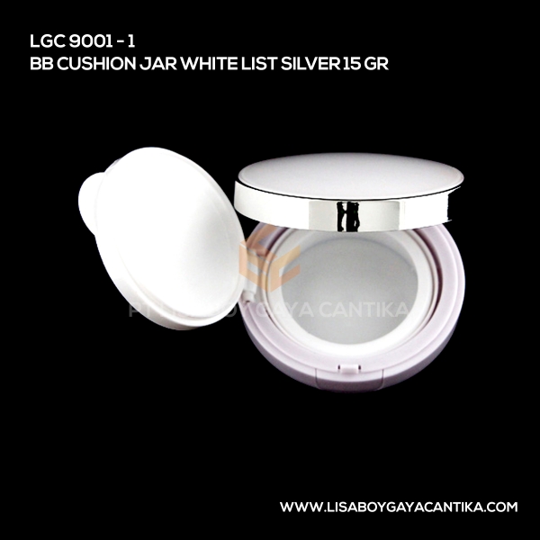 9001-1 Bb Cushion Jar White List Silver 15gr