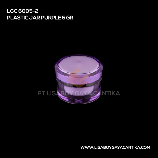 6005-2 Plastic Jar Purple 5 Gr