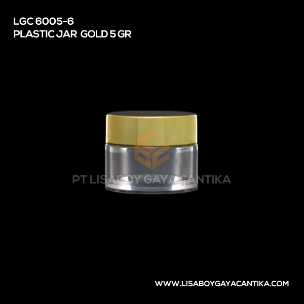 6005-6 Plastic Jar Gold 5 Gr