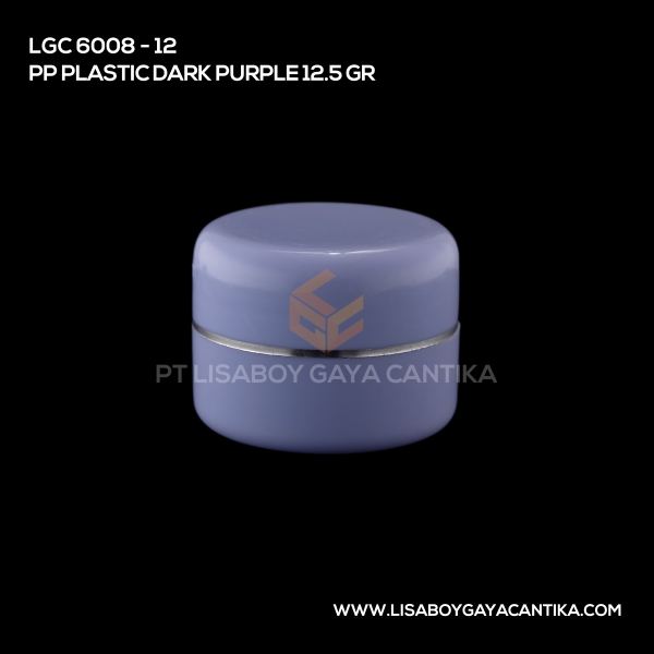 6008-12 Pp Plastic Jar Dark Purple 12.5 Gr