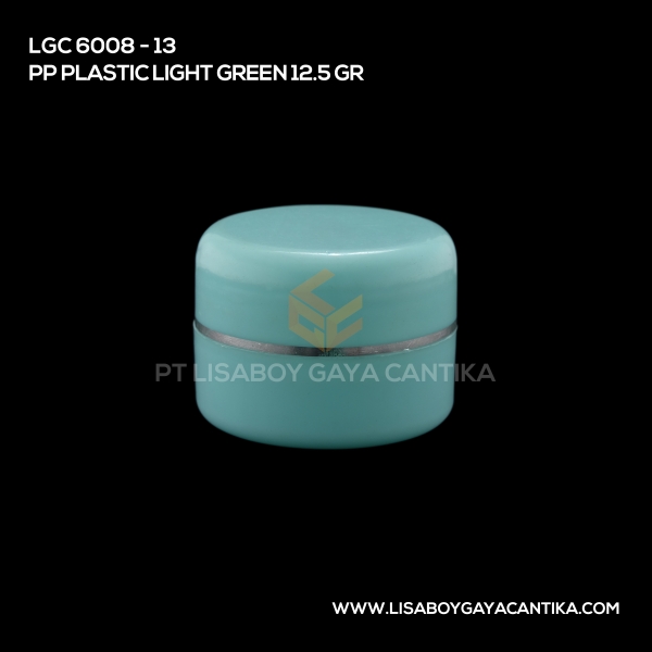 6008-13 Pp Plastic Jar Light Green 12.5 Gr