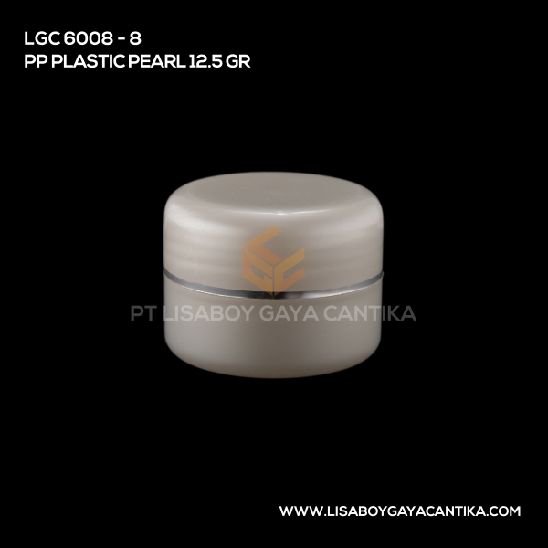 6008-8 Pp Plastic Jar Pearl 12.5 Gr