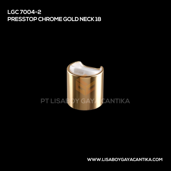 7004-2 Presstop Chrome Gold Neck 18